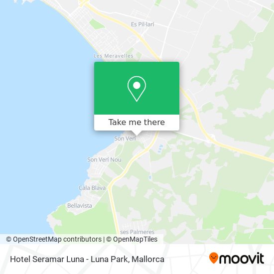 Hotel Seramar Luna - Luna Park map