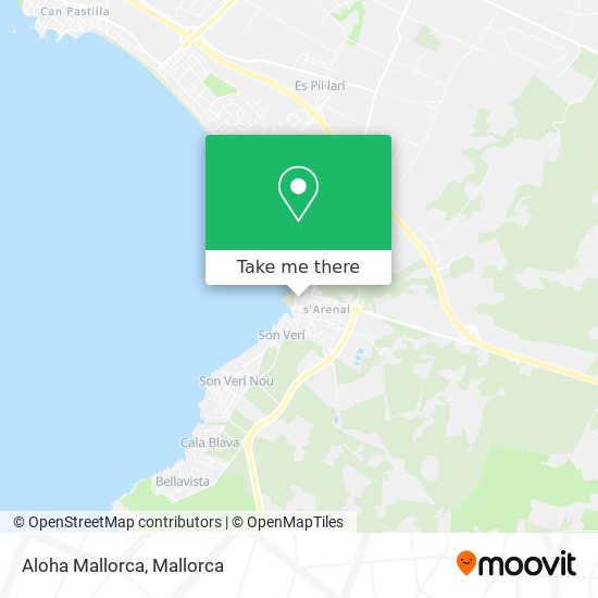 Aloha Mallorca map