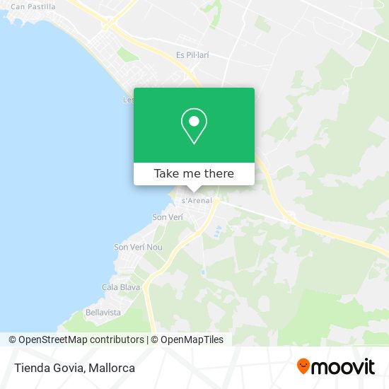 Tienda Govia map