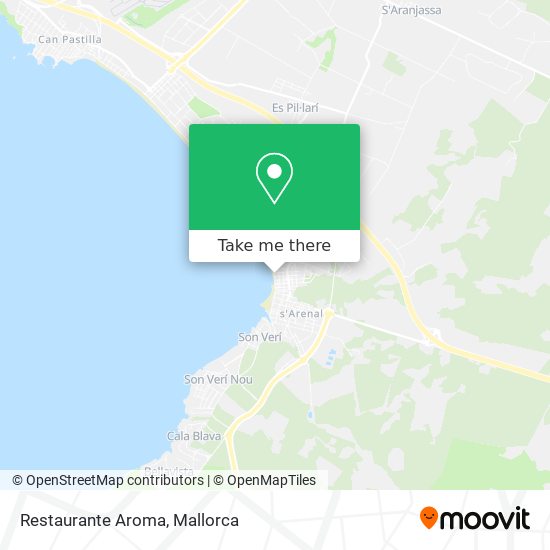 mapa Restaurante Aroma