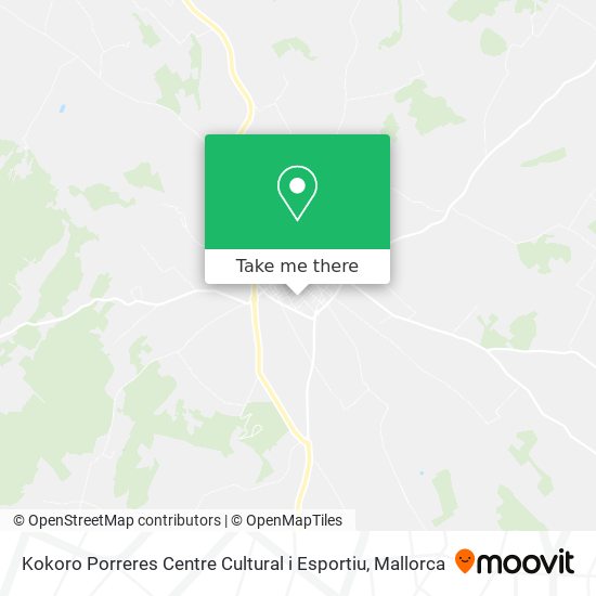 Kokoro Porreres Centre Cultural i Esportiu map