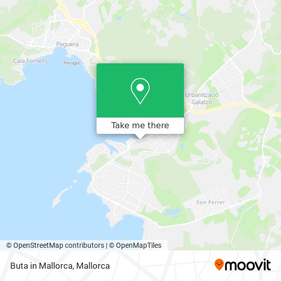 Buta in Mallorca map