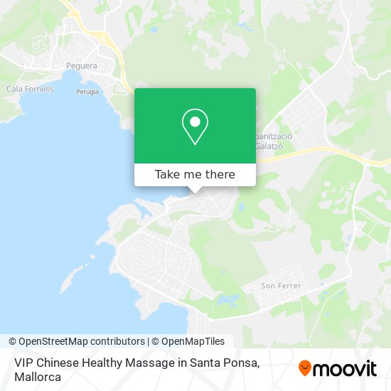 VIP Chinese Healthy Massage in Santa Ponsa map