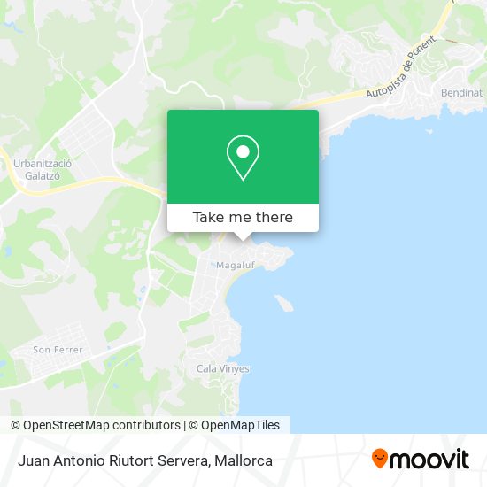 Juan Antonio Riutort Servera map