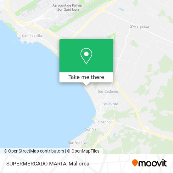 SUPERMERCADO MARTA map