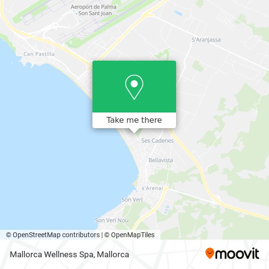 Mallorca Wellness Spa map