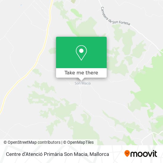 Centre d'Atenció Primària Son Macia map