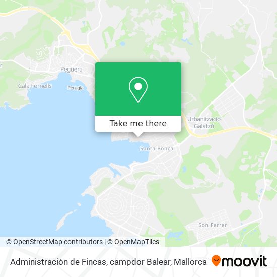Administración de Fincas, campdor Balear map