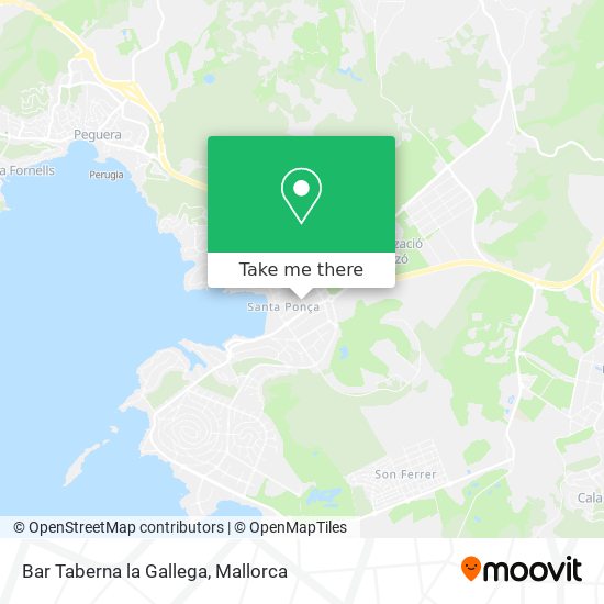 mapa Bar Taberna la Gallega