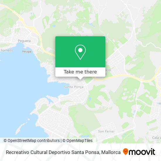 Recreativo Cultural Deportivo Santa Ponsa map