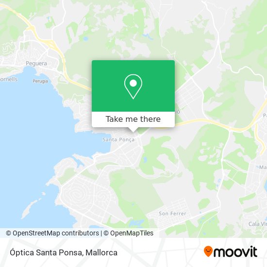 Óptica Santa Ponsa map