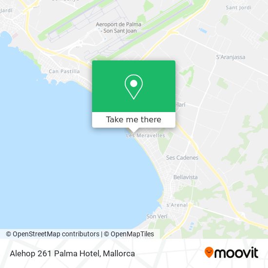mapa Alehop 261 Palma Hotel