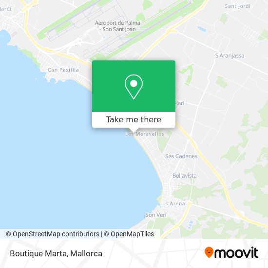 Boutique Marta map