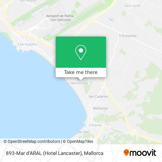 893-Mar d'ARAL (Hotel Lancaster) map