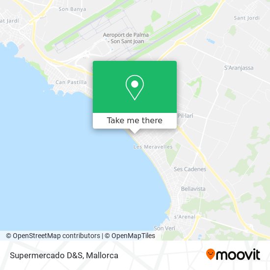 mapa Supermercado D&S