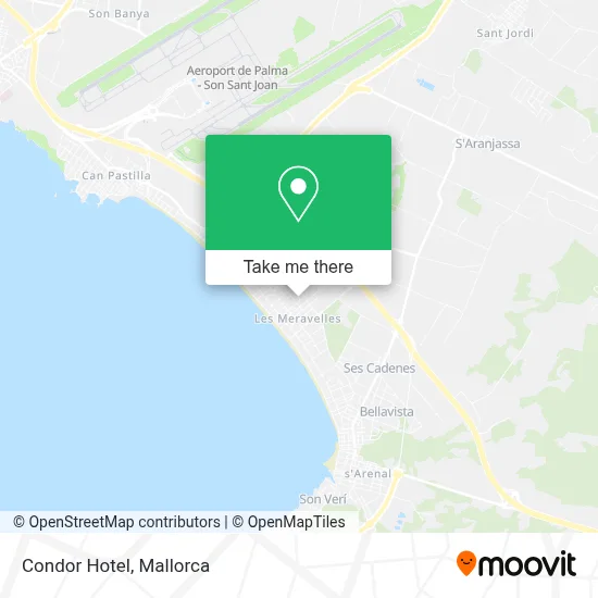 Hotel Condor map