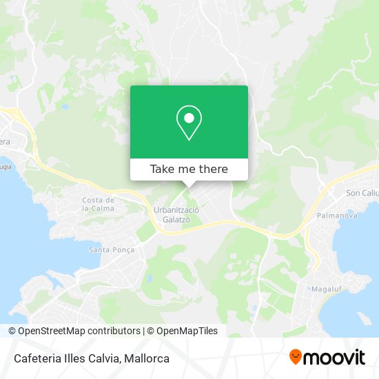 mapa Cafeteria Illes Calvia