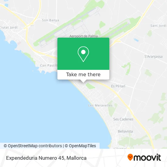 Expendeduria Numero 45 map