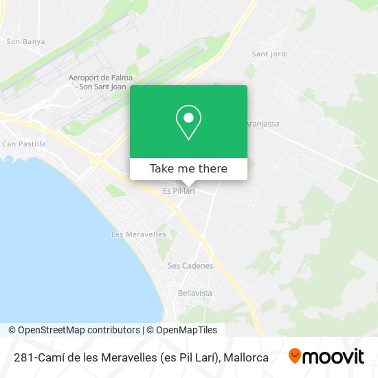 281-Camí de les Meravelles (es Pil Larí) map