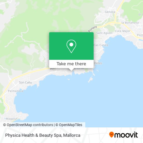 mapa Physica Health & Beauty Spa