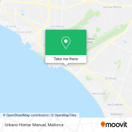 Urbano Homar Manuel map