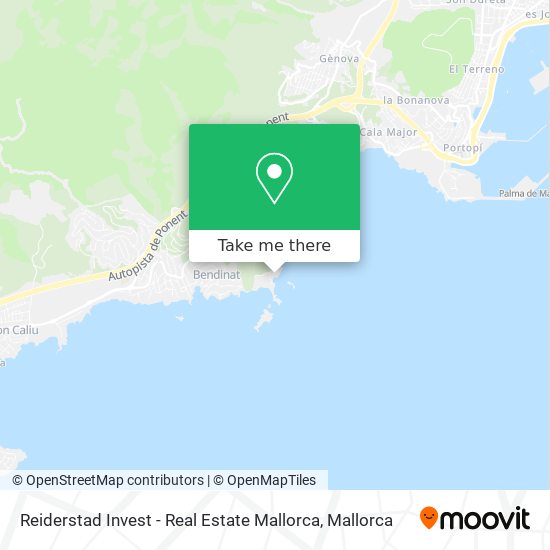 Reiderstad Invest - Real Estate Mallorca map
