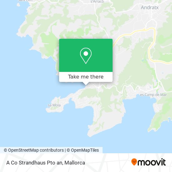 mapa A Co Strandhaus Pto an