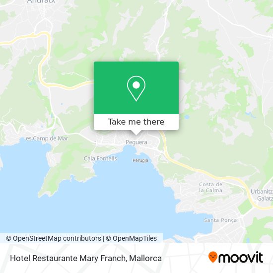 Hotel Restaurante Mary Franch map