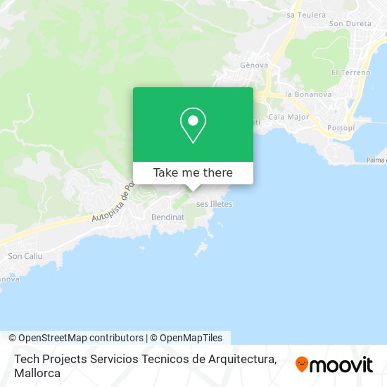 Tech Projects Servicios Tecnicos de Arquitectura map