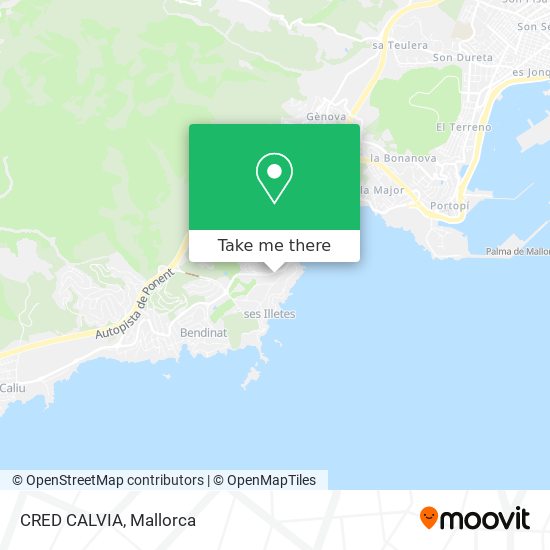 mapa CRED CALVIA