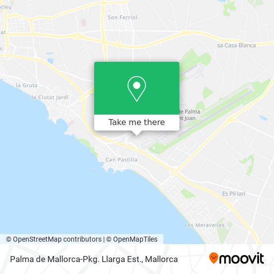 Palma de Mallorca-Pkg. Llarga Est. map