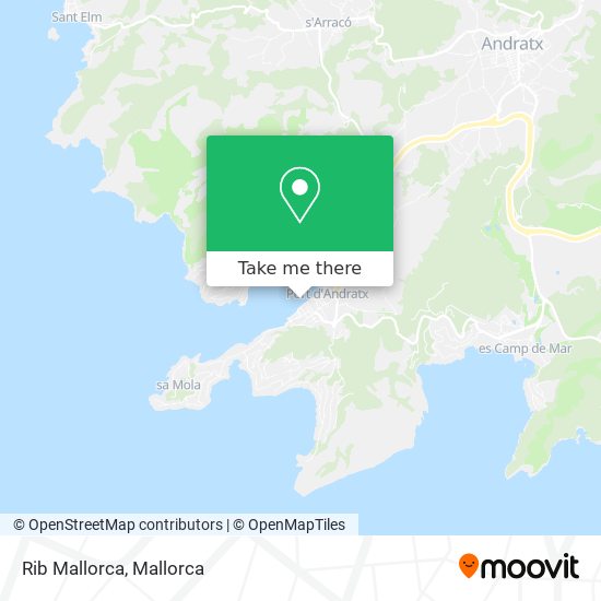 Rib Mallorca map