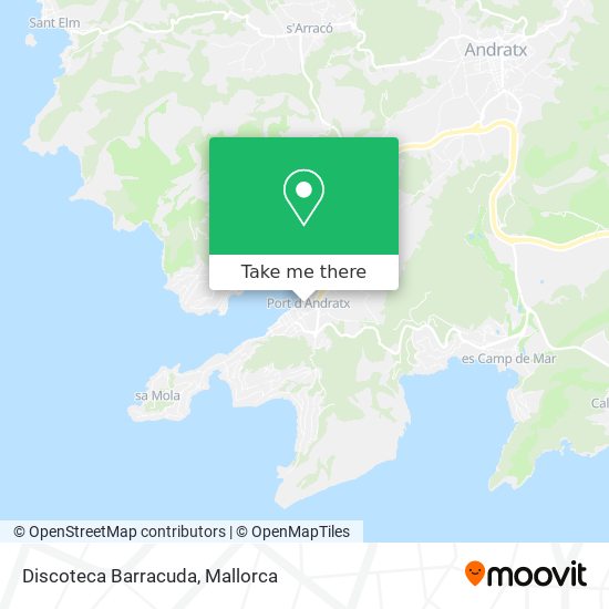 mapa Discoteca Barracuda