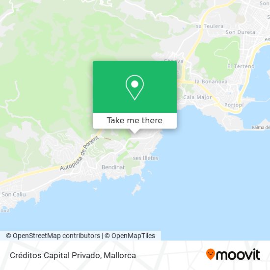 mapa Créditos Capital Privado