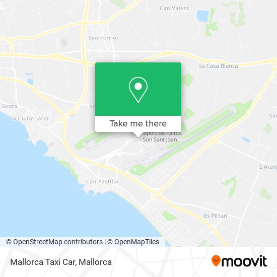 mapa Mallorca Taxi Car
