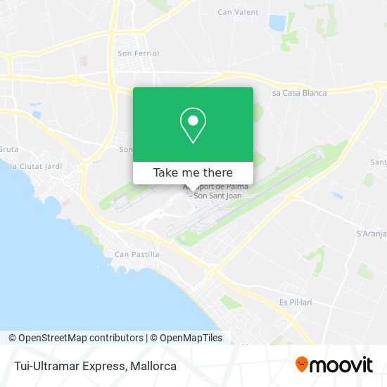 Tui-Ultramar Express map