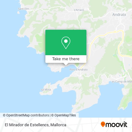 mapa El Mirador de Estellencs