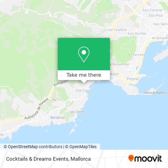 Cocktails & Dreams Events map