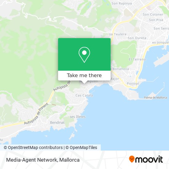 mapa Media-Agent Network