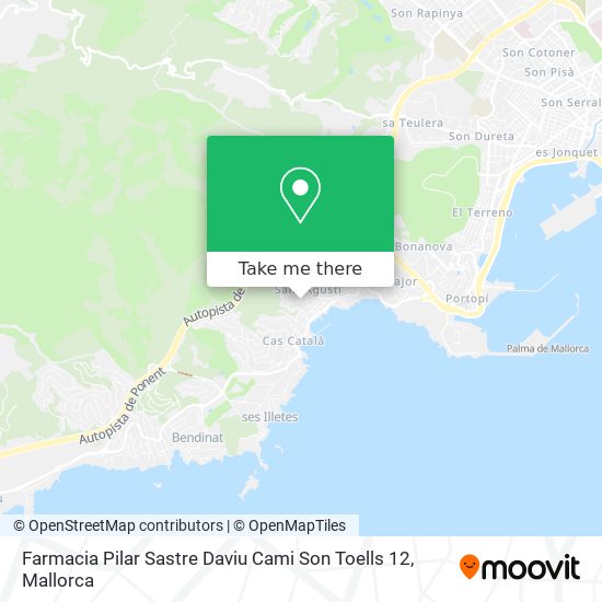 Farmacia Pilar Sastre Daviu Cami Son Toells 12 map