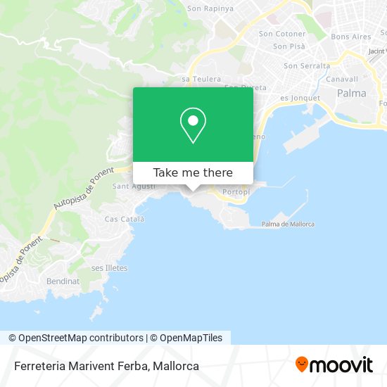 mapa Ferreteria Marivent Ferba