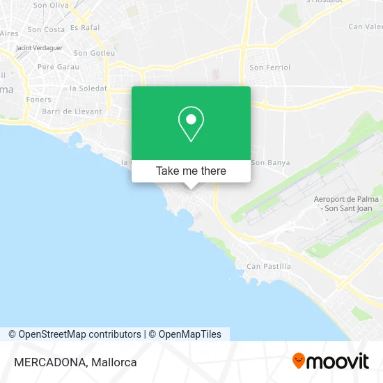MERCADONA map