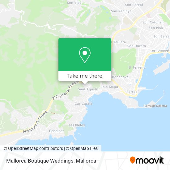 Mallorca Boutique Weddings map