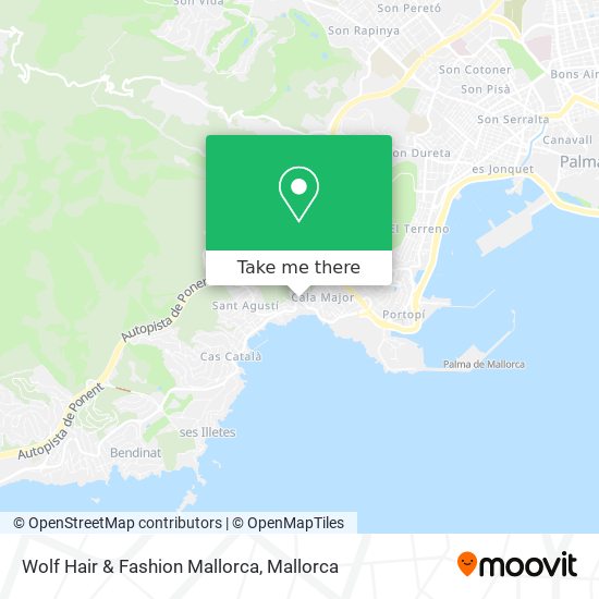 Wolf Hair & Fashion Mallorca map