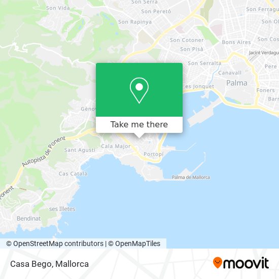 Casa Bego map