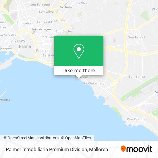 Palmer Inmobiliaria Premium Division map