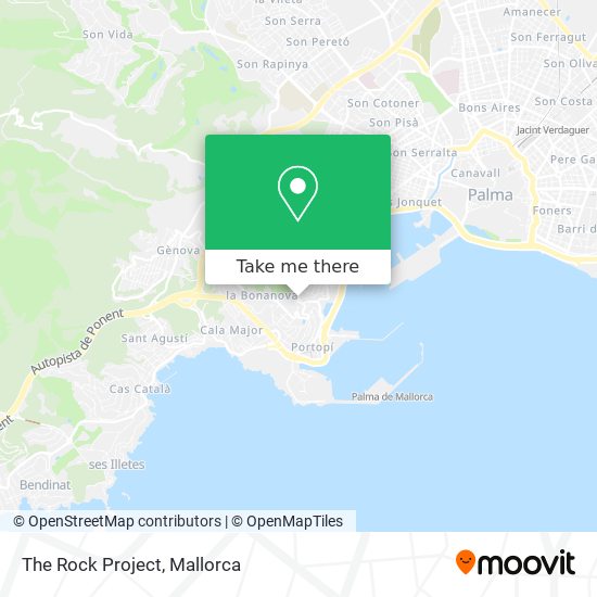 mapa The Rock Project