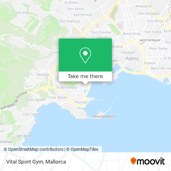 Vital Sport Gym map