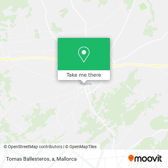 mapa Tomas Ballesteros, a