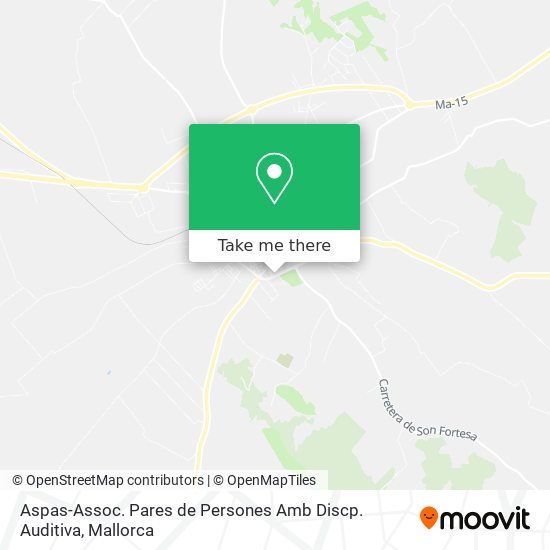 Aspas-Assoc. Pares de Persones Amb Discp. Auditiva map